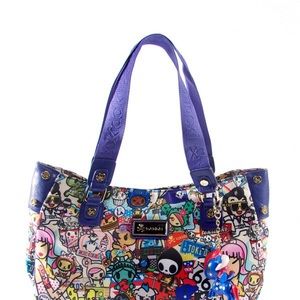 Tokidoki tote bag, mint condition, with key chain
